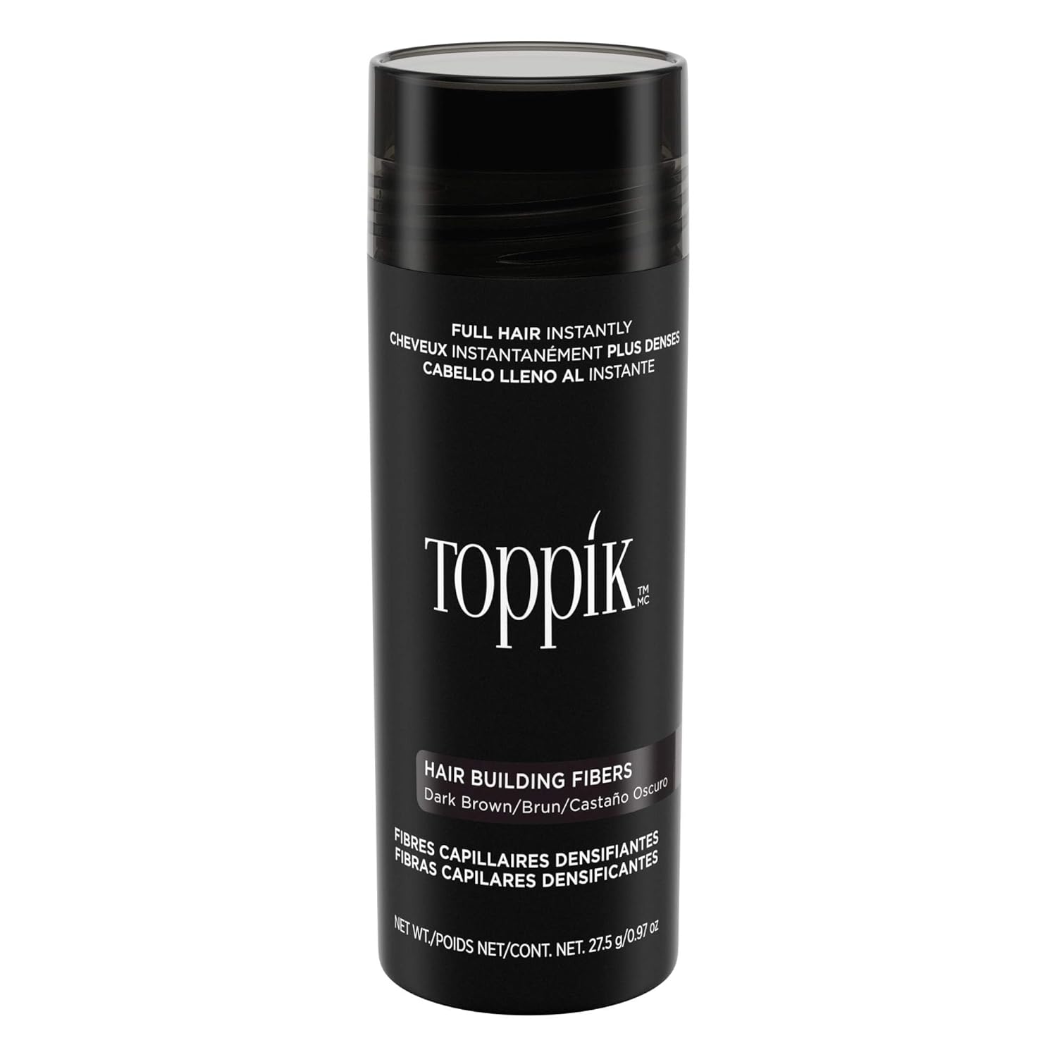 Toppik Fibers 27,5g preparat zagęszczający włosy Ciemny Brąz