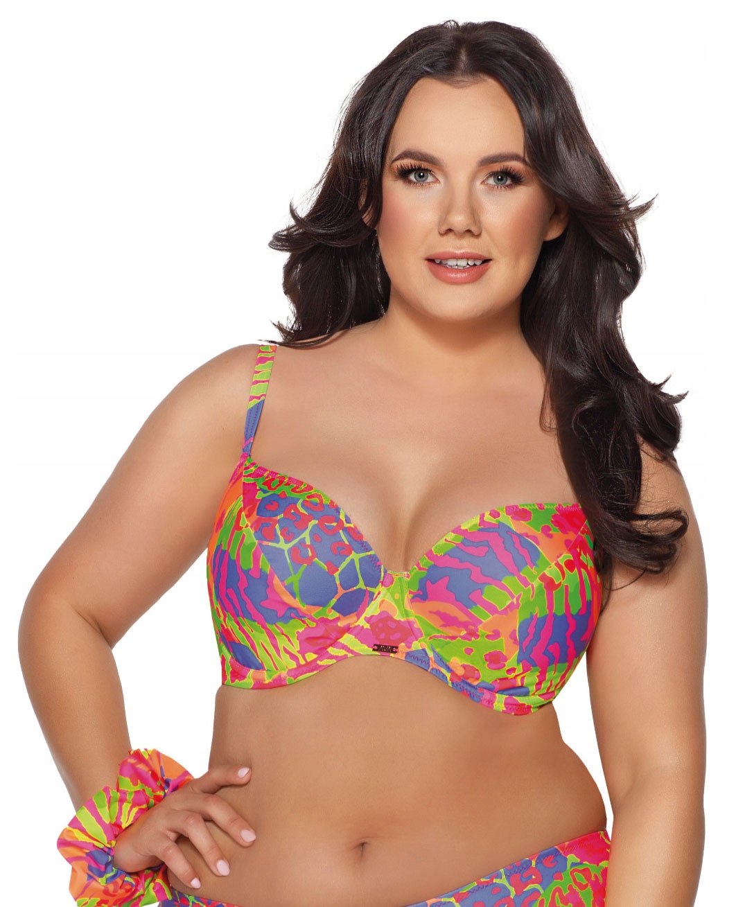 Měkké Plážové Plavky Barevný Kostým Podprsenka Soft 80D