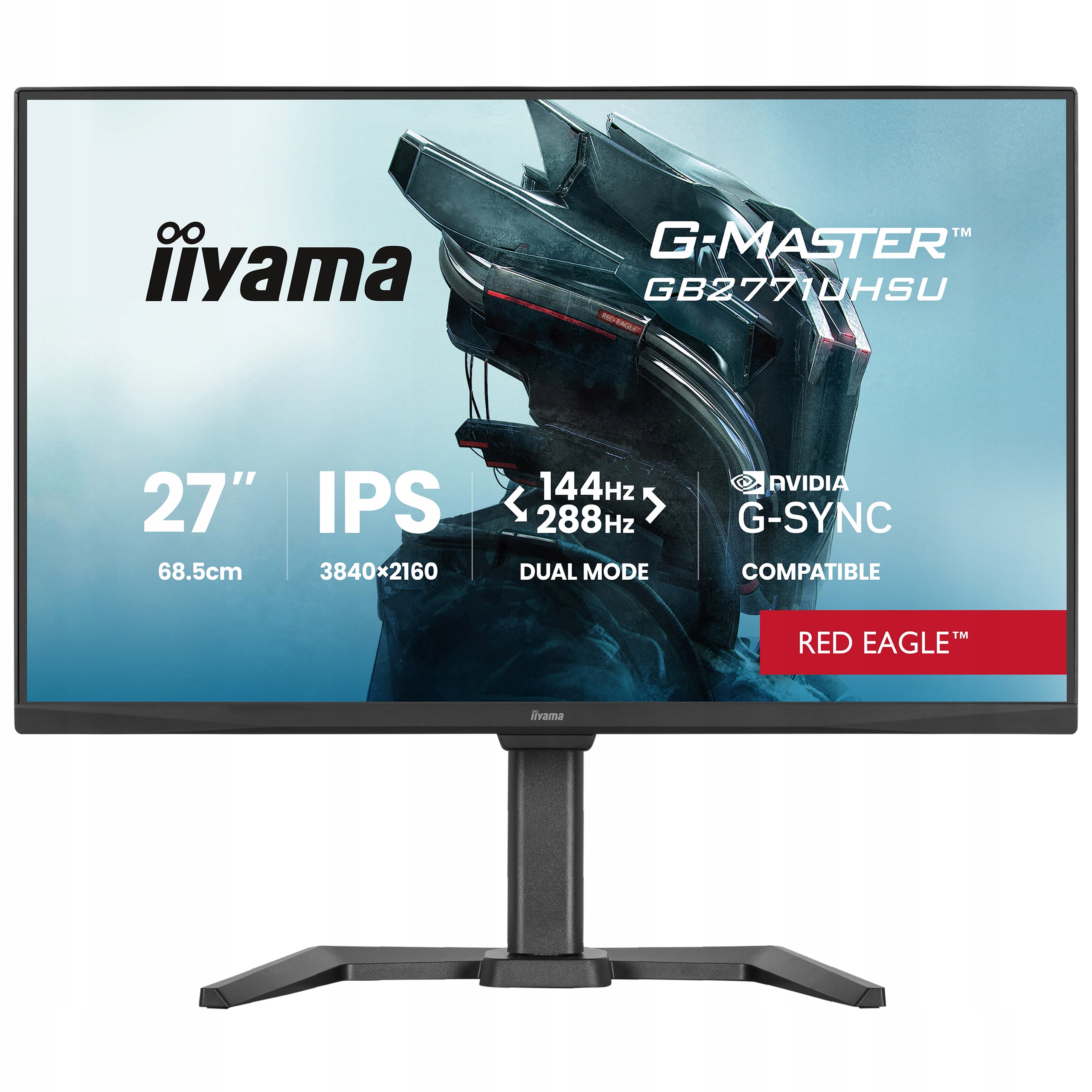 Monitor 27" iiyama G-Master GB2771UHSU-B1 4K Uhd Ips Led Hdr 144 Hz