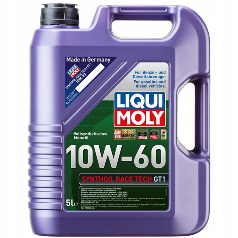 Motorový Olej Liqui Moly Synthoil Race Tech GT1 10W60 5L