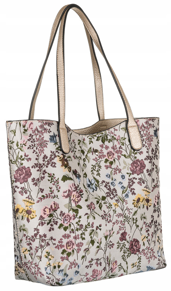 Shopperka ze skóry ekologicznej damska torebka na ramię David Jones