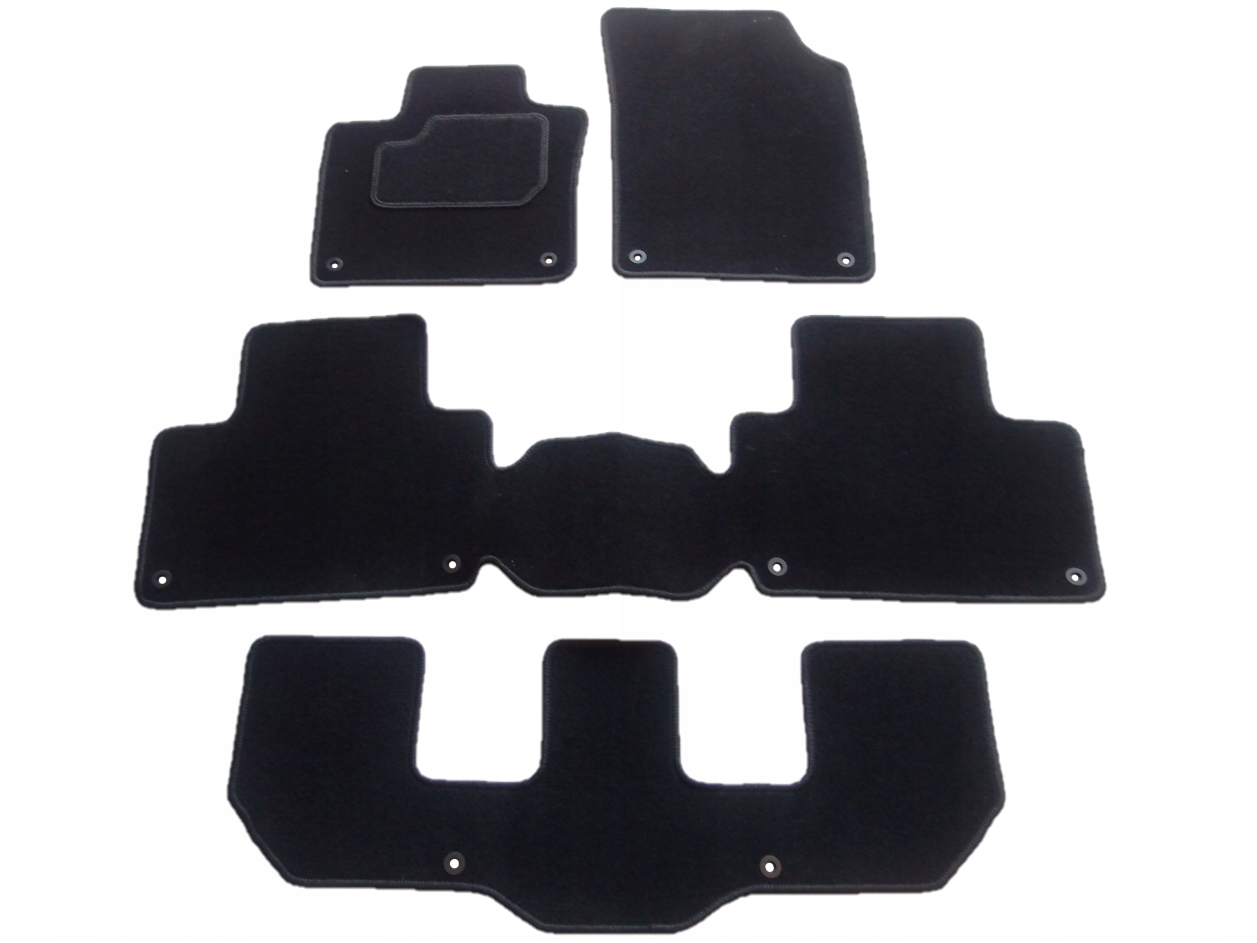 Dywaniki Welurowe Volvo XC-90 II 14- 7 Osobowy Stopery