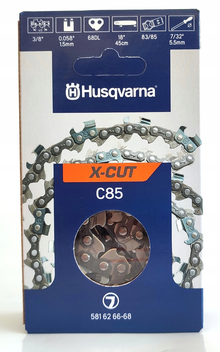 Łańcuch tnący Husqvarna 3/8" 1,5 mm 68DL X-cut C85