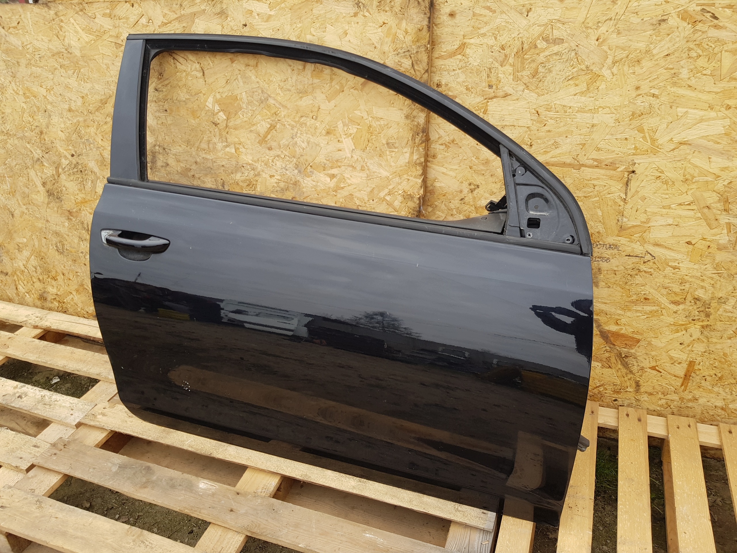 VW GOLF VI 3D door front front right black,
