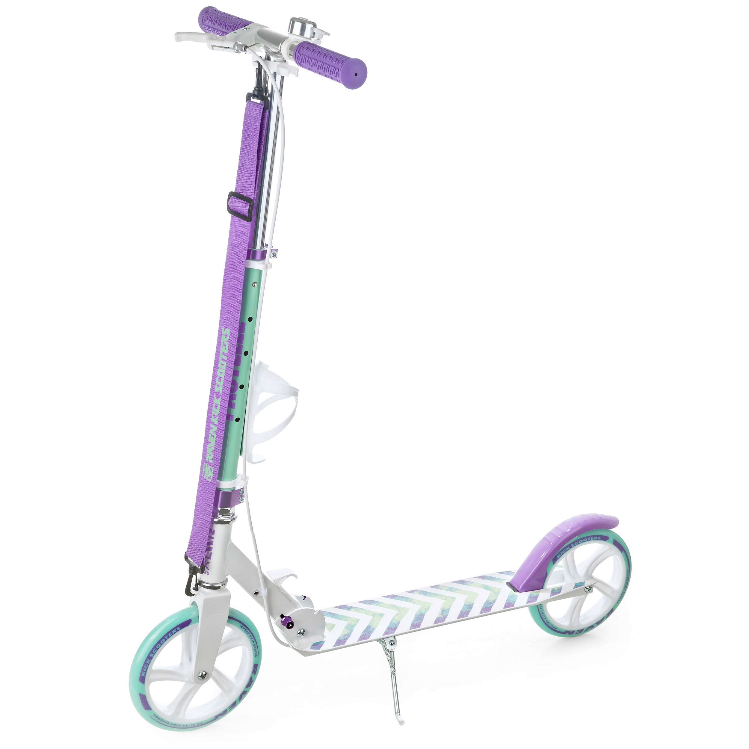 Hulajnoga Składana RAVEN Pastelle 200mm z hamulcem i dzwonkiem Kod producenta 010181