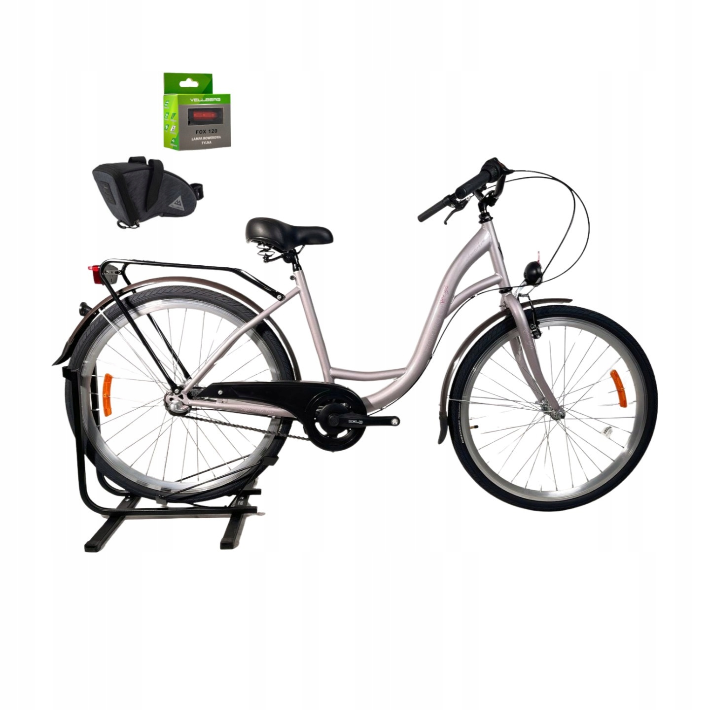 Rower 26 Storm Amsterdam Eco stal. NEXUS-3 17" szary