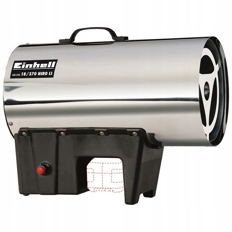 Einhell Akumulátorový Ohrievač Ge-hg 18/370 Niro L-Solo 2330805