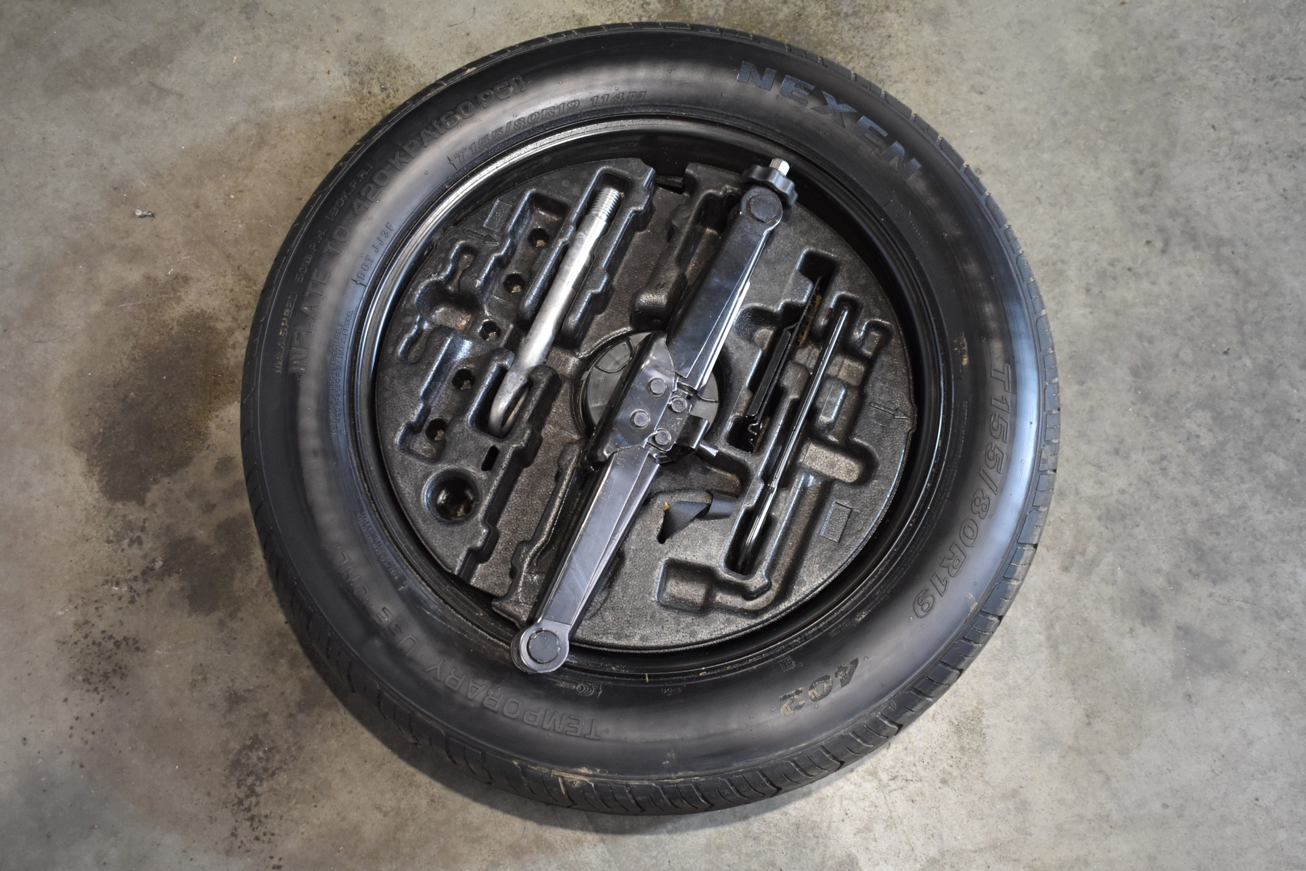 IDEALNE roue roue de secours + kit sécurité obligatoire MERCEDES GLS X167