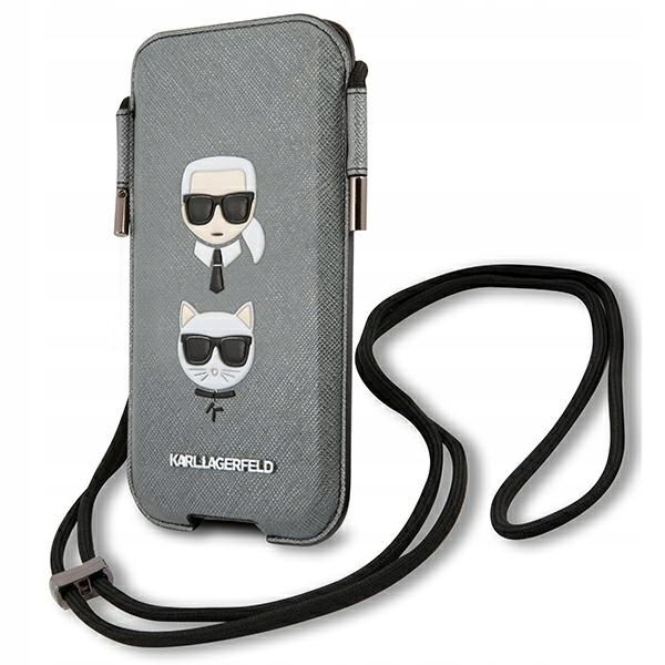 Karl Lagerfeld pouzdro Taška s obal na telefon 6.5 6.7 palců