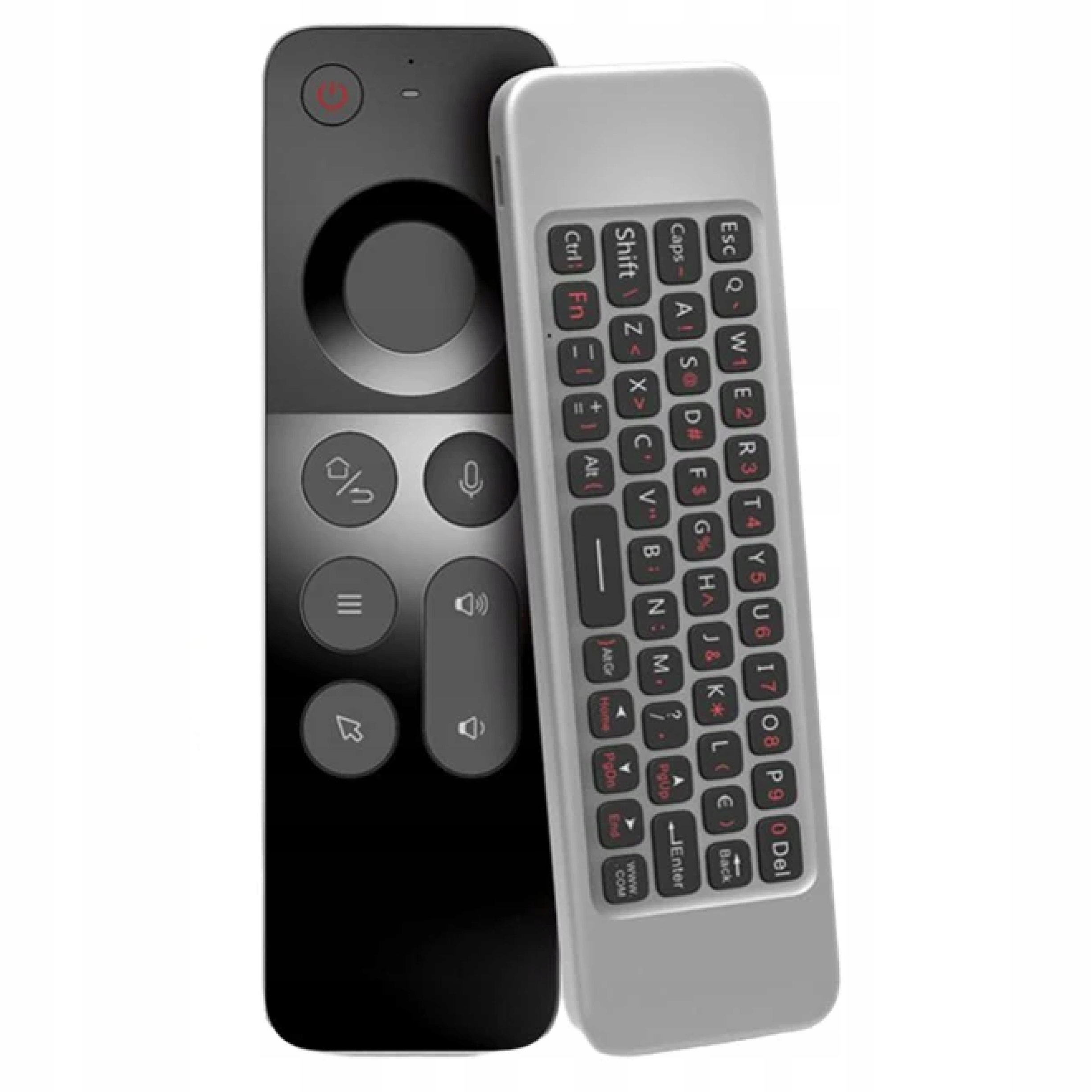 Dálkový Ovladač Air Mouse W3 Qwerty Magic Stříbrný