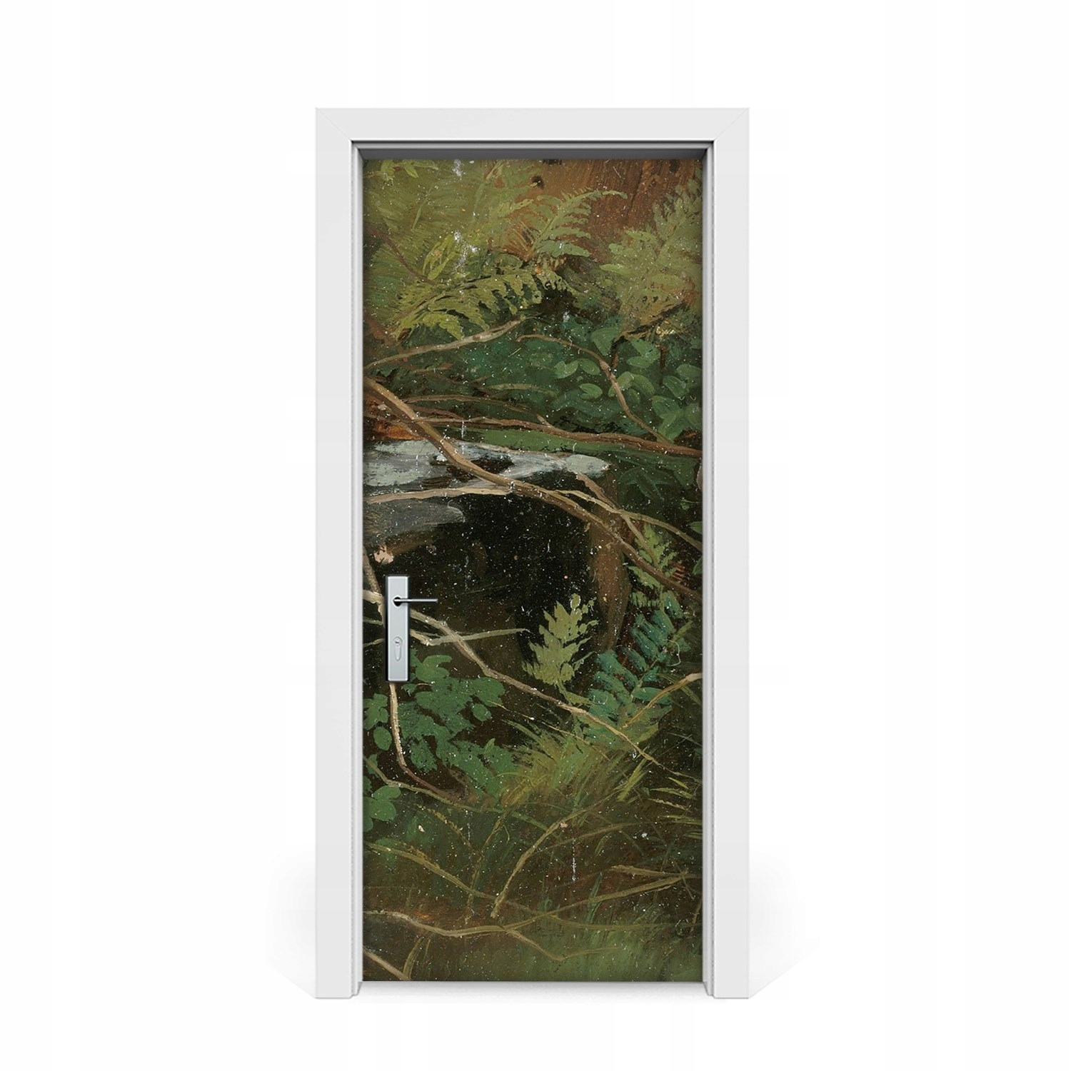 

Naklejka na drzwi okleina Obraz olejny las 85x205