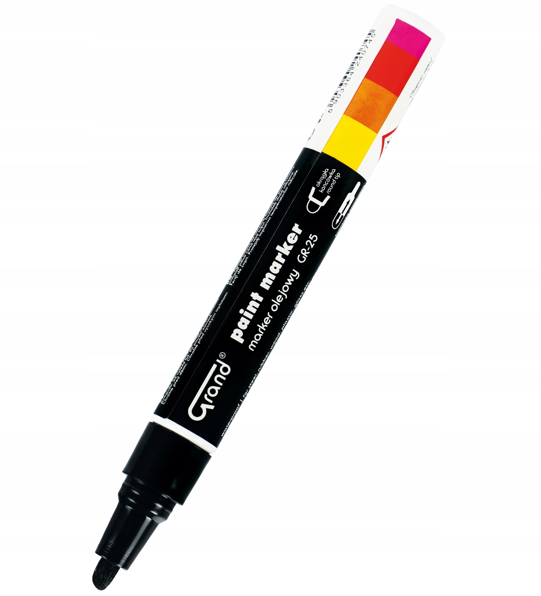 

Marker olejowy Grand GR-25 mazak 1,8-2,8 mm czarny
