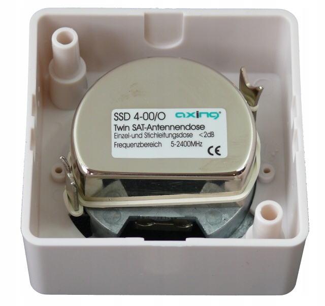 GNIAZDO SSD4-00 RTV/2XSAT KONCOWE Model 4-00