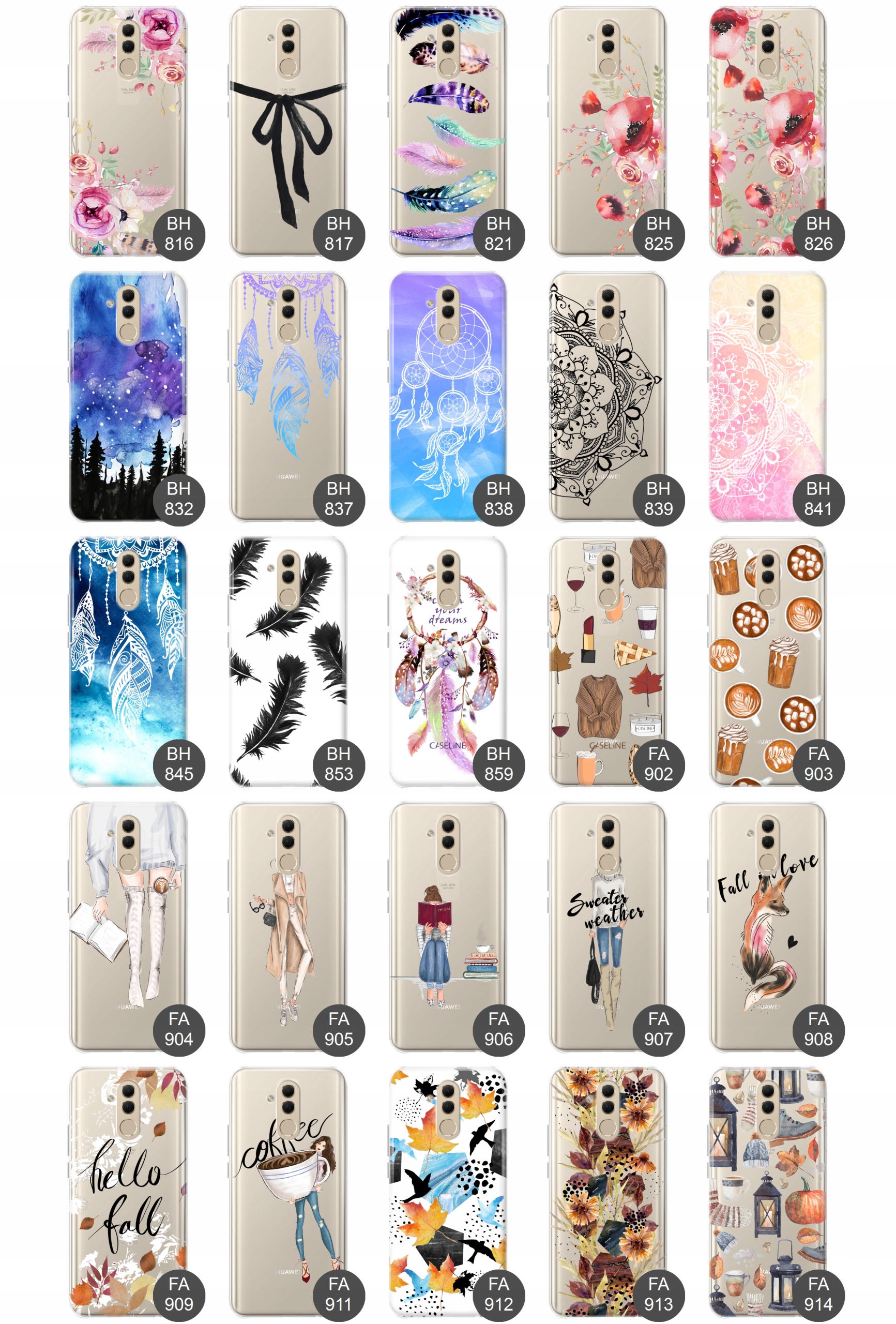 etui do HUAWEI MATE 20 LITE case guma