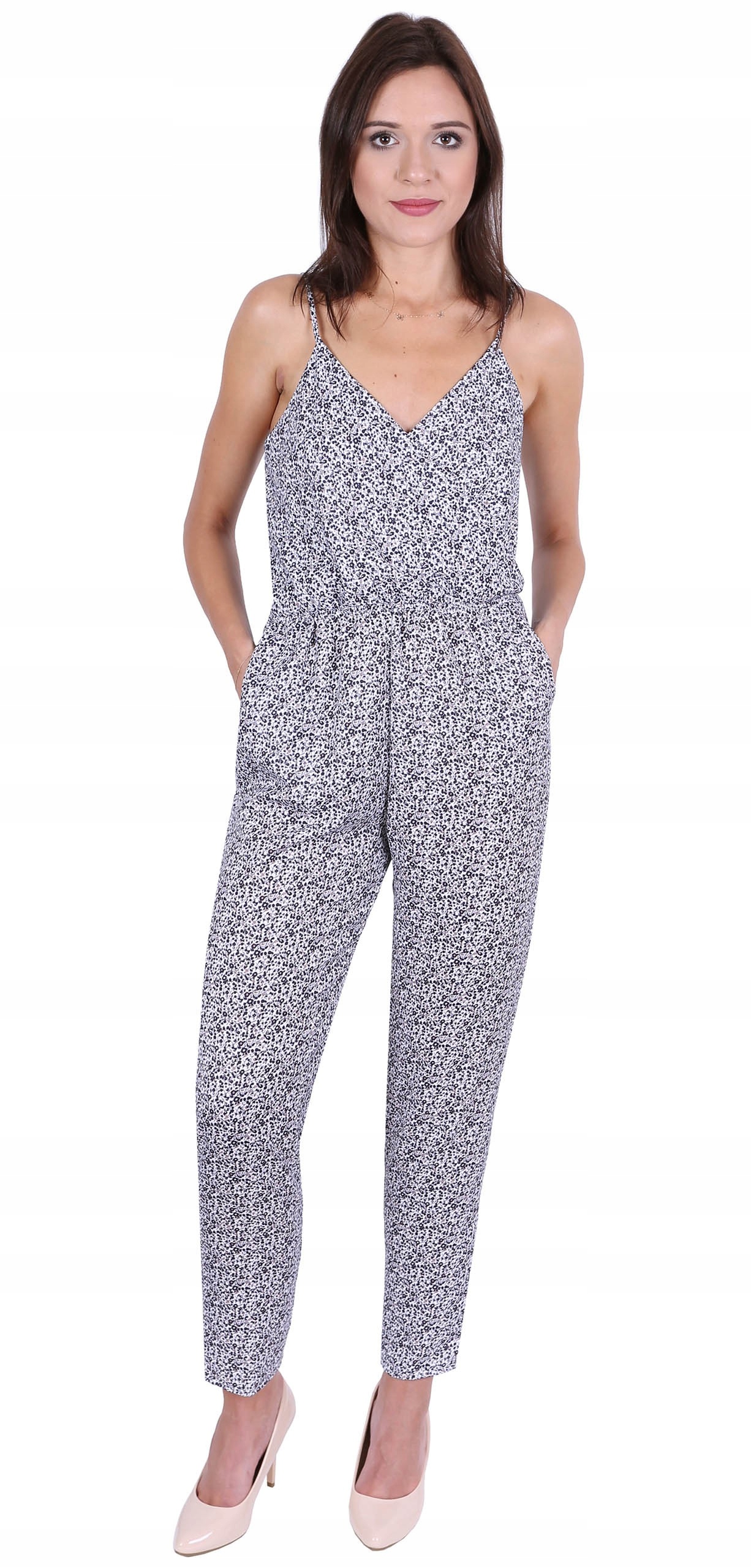 

John Zack Kombinezon, spodnium - drobne kwiatki L