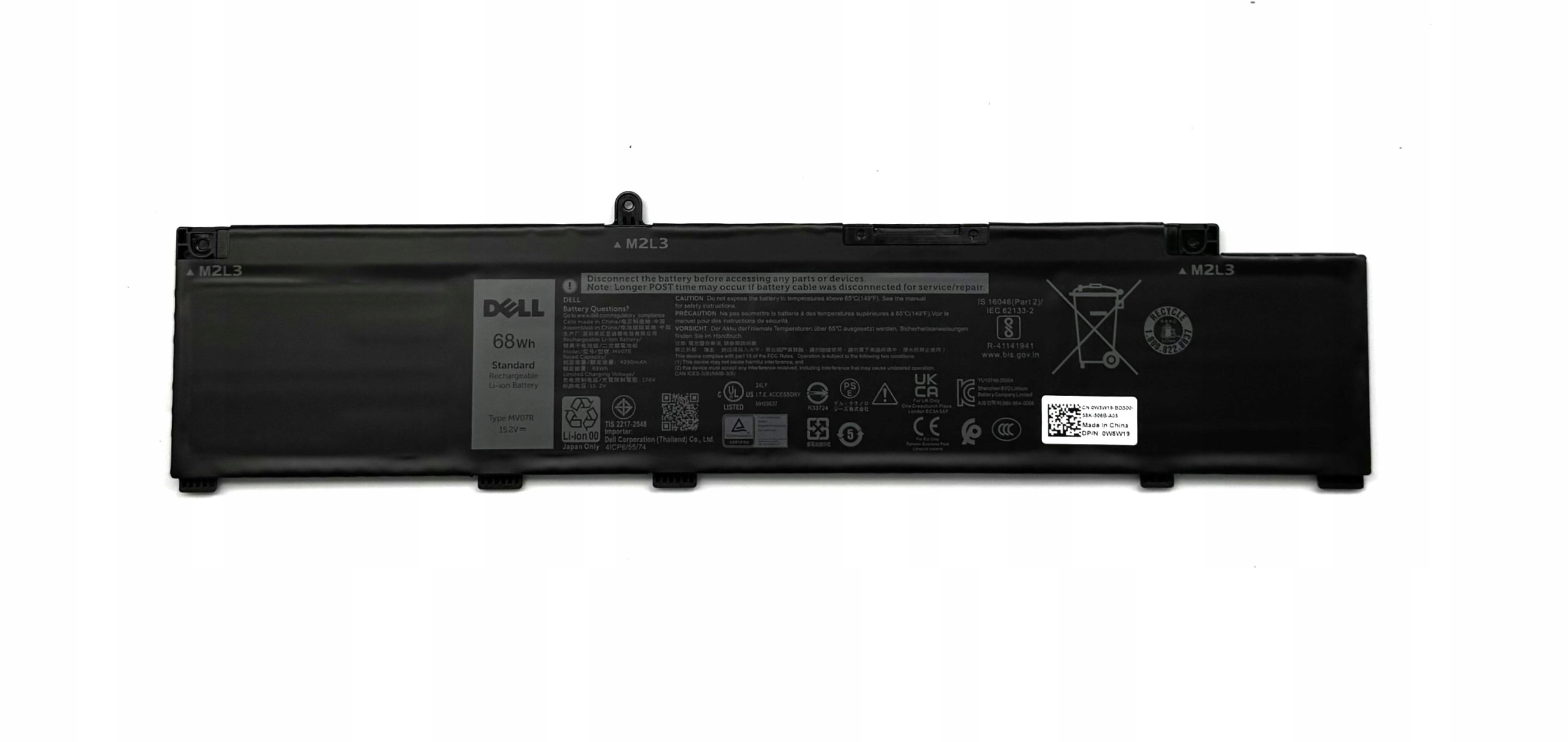 Dell G G3 3500 G5 5500 G5 Se 5505 Originálna batéria 68Wh Typ MV07R