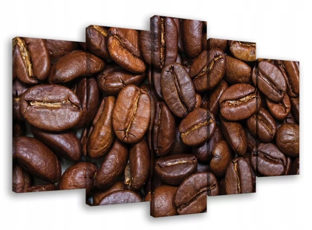 Obraz 100x60 Káva zrna aroma textura povzbuzení energie teplo