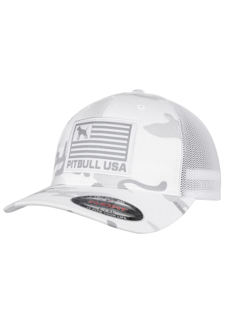 PitBull West Coast Kšiltovka Full Cap Mesh Usa bílá Pwc_kmeshusa_wht 20