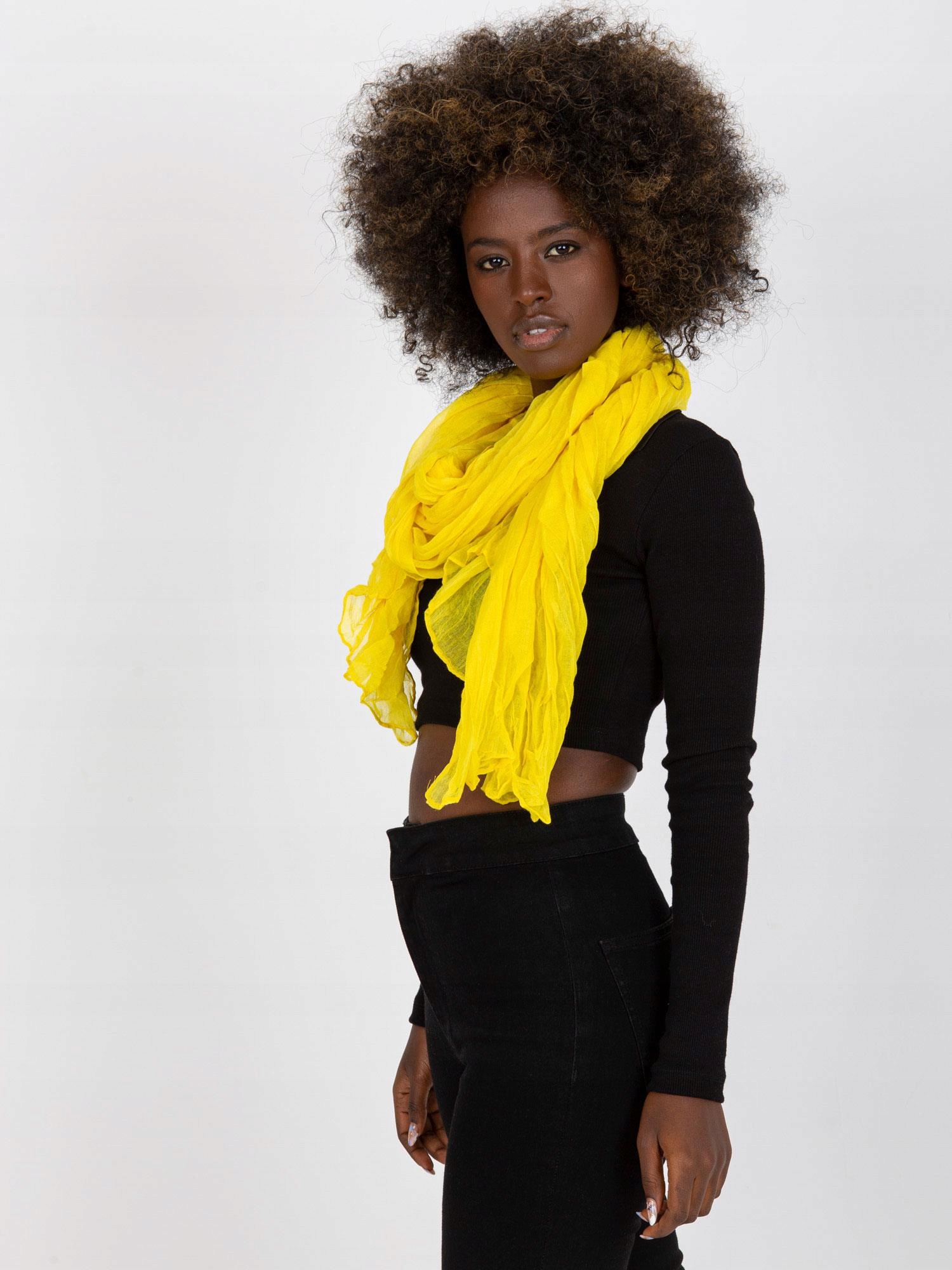 Слинг шаль шейный платок желтый тип шейный платок