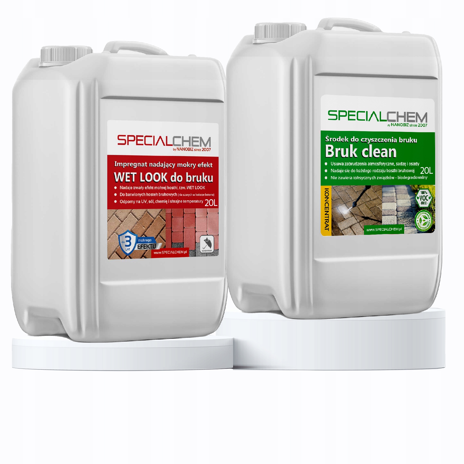 Impregnát na kotníky „Mokrý efekt“ sada 20L 20L Specialchem