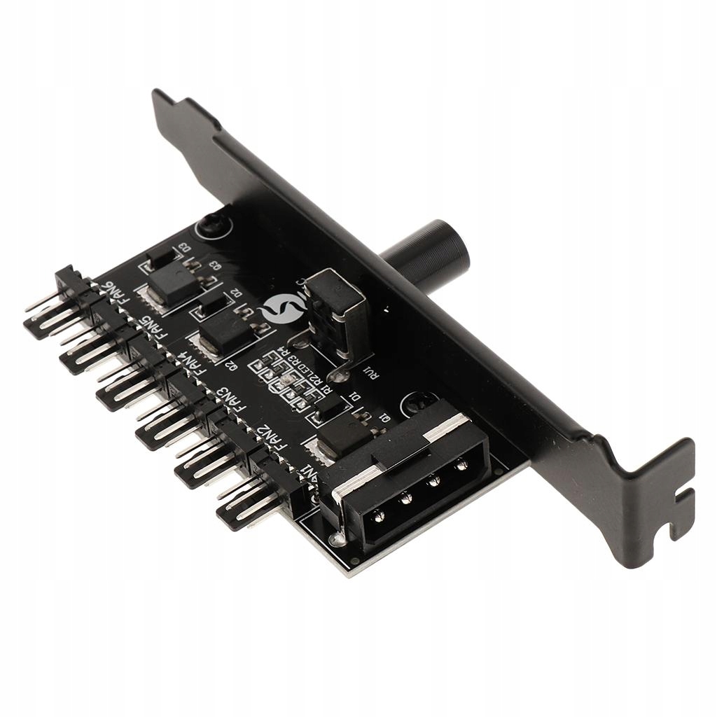 Kontroler prędkości wentylatora PC, rozdzielacz 3pin/4pin, zasilanie z pinów