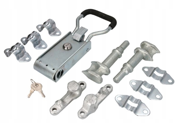 ZAMEK ZAMKNIĘCIE DRZWI KONTENERA NACZEPY OCYNK