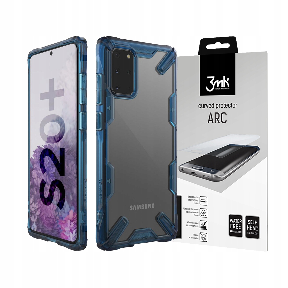 

Ringke Fx Etui Do Galaxy S20+ Plus + Folia 3MK Arc