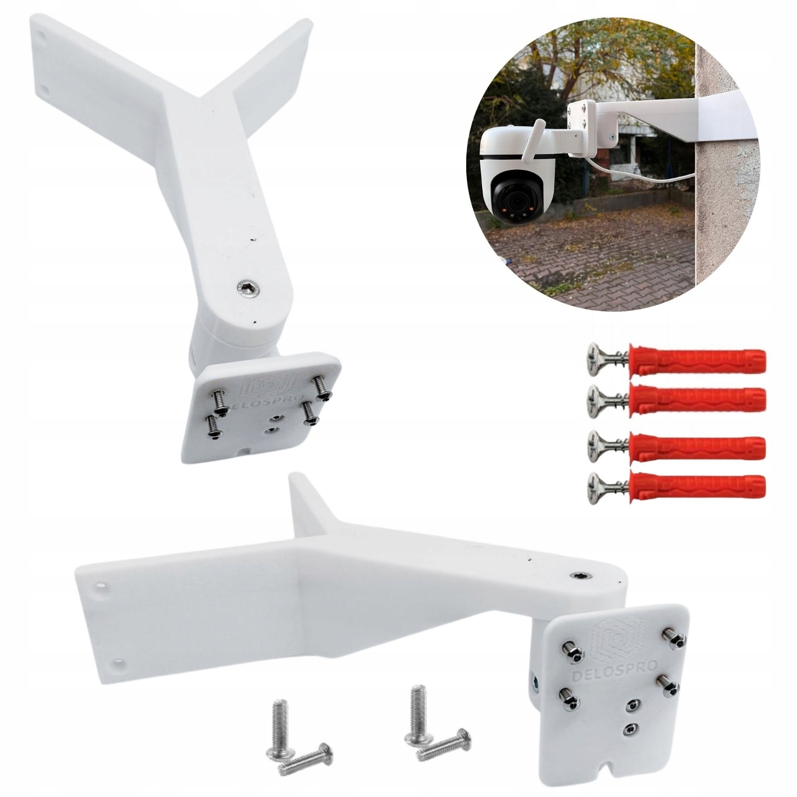 Rohový Kloubový Držák Pro Kameru Tp-link Tapo C530 Ws Na Výložníku