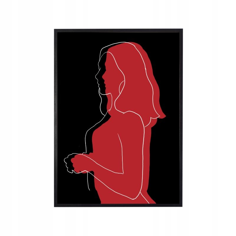 

Plakat w ramie duży 40x60cm women minimalistic 2