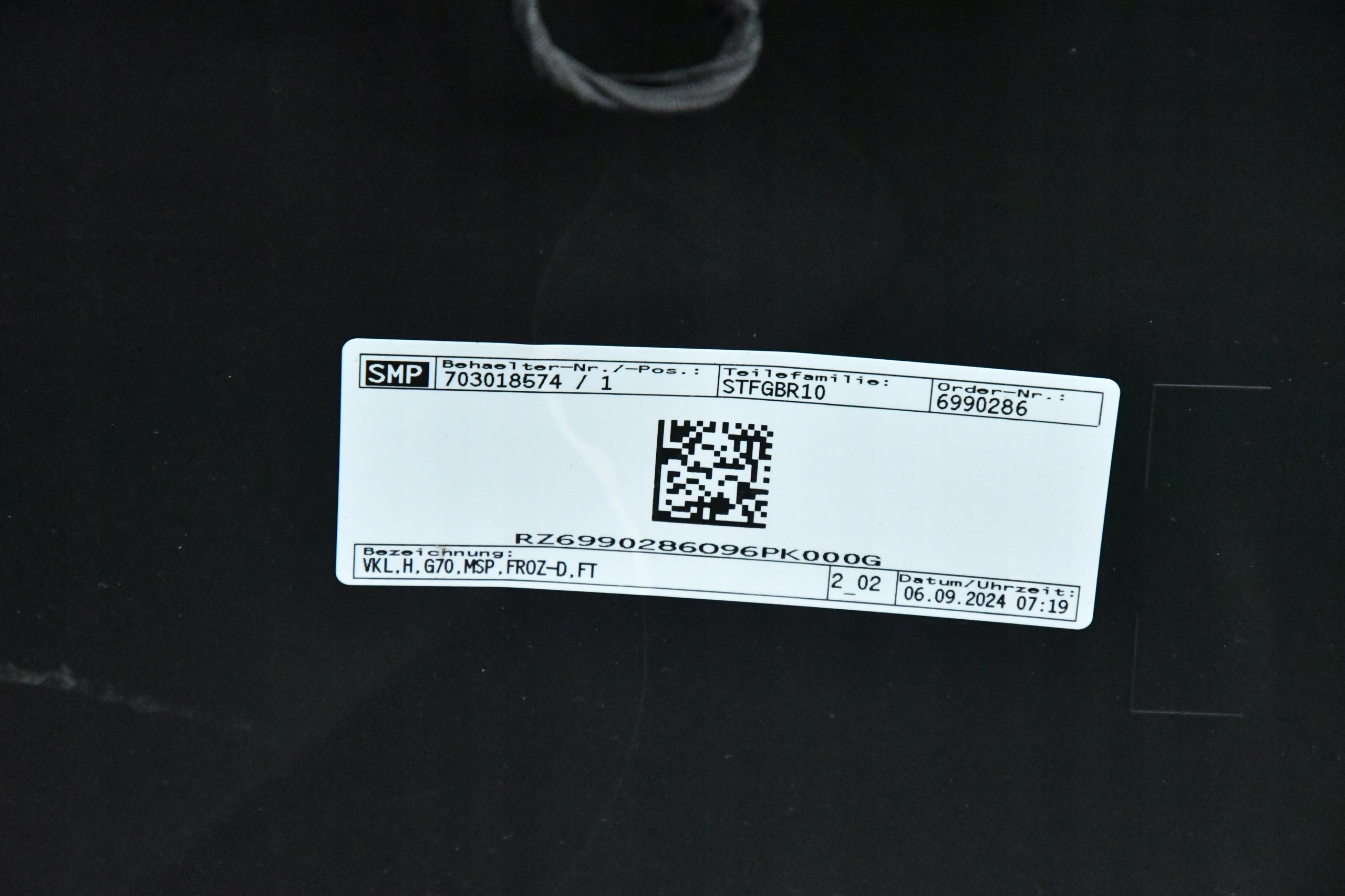 bumper rear part rear BMW 7 G70 m-packet USA SAE