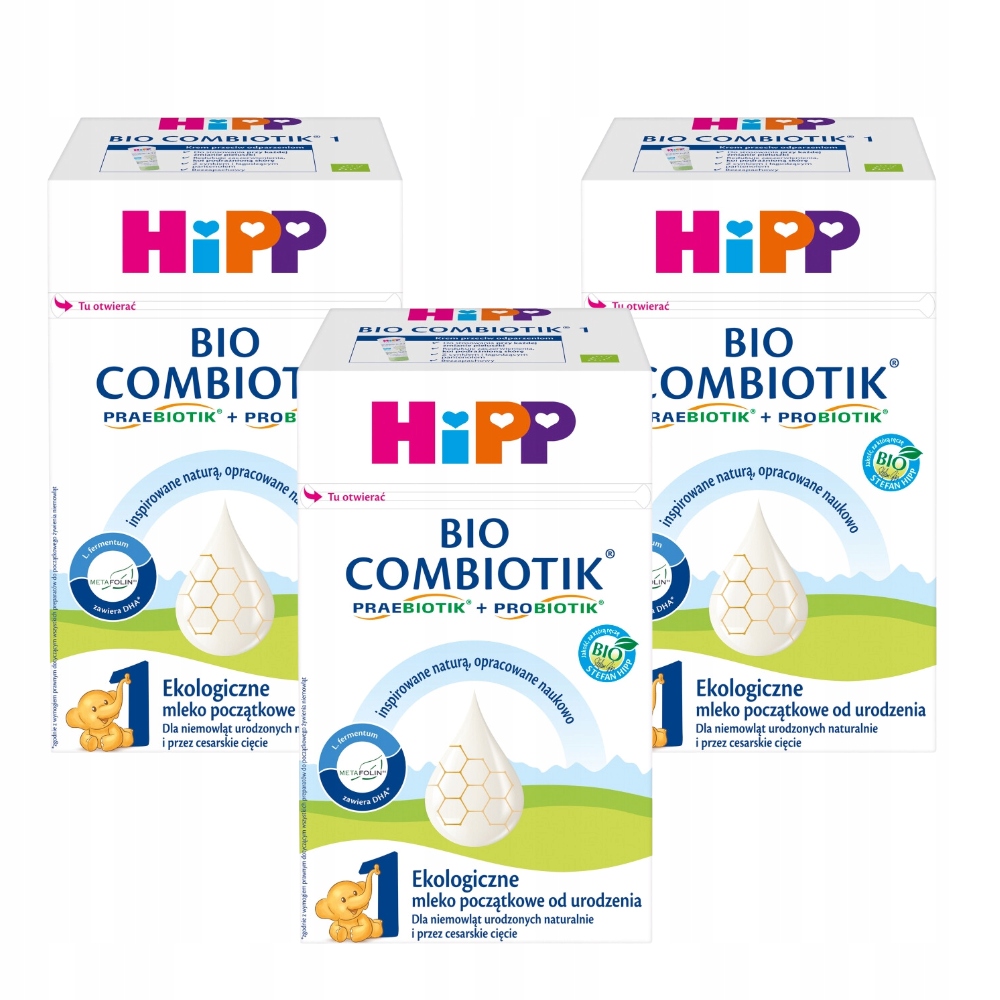 Mleko początkowe HiPP 1 BIO COMBIOTIK 3x550g