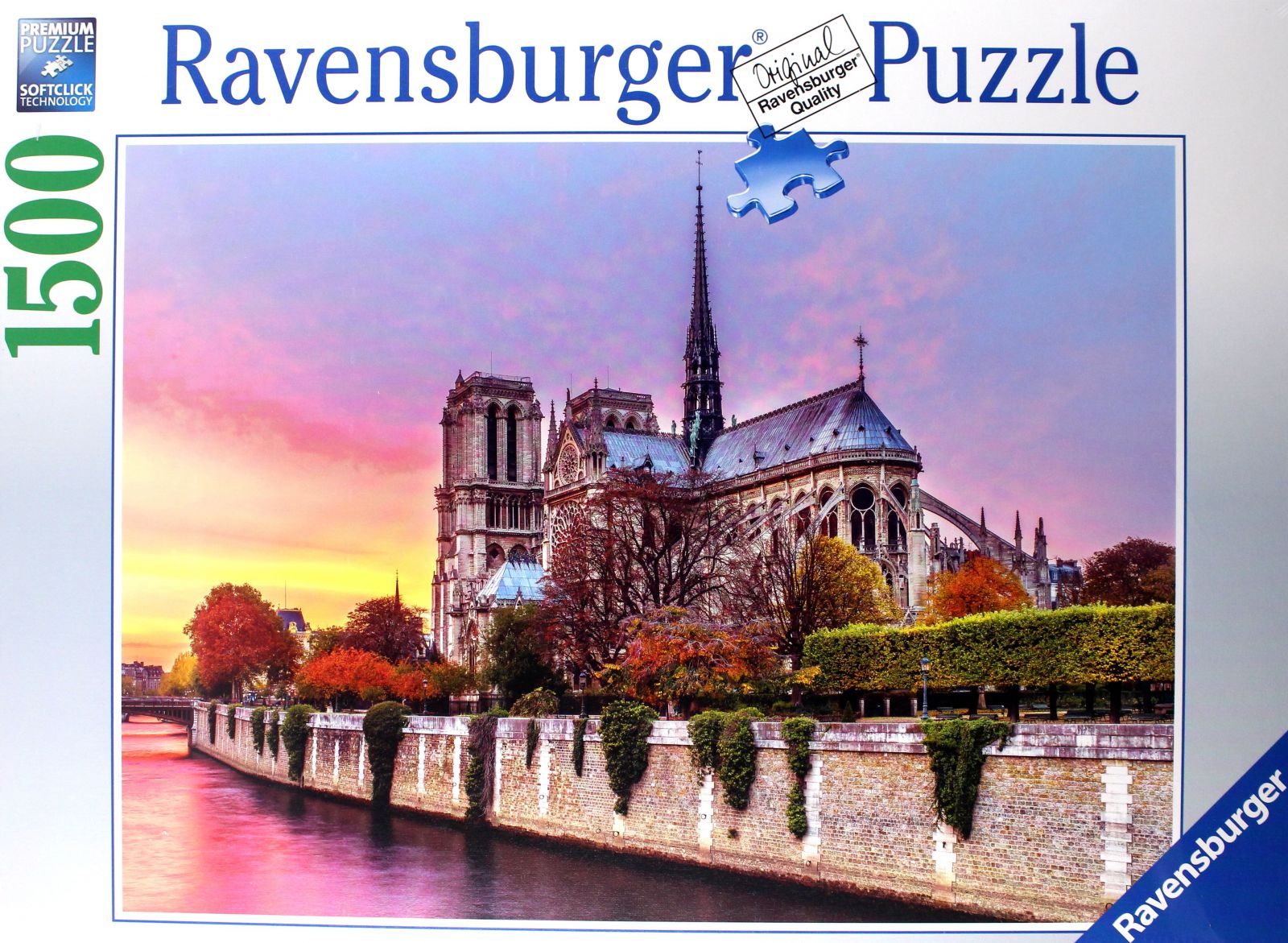 RAVENSBURGER 1500 EL. MALOWNICZE NOTRE DAME PUZZLE