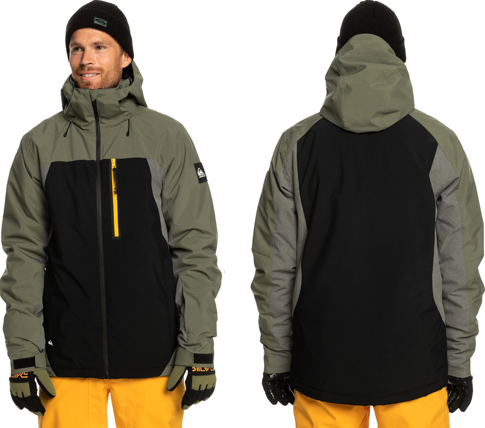 Quiksilver Kurtka narciarska męska Ocieplana Wodoodporna snowboardowa