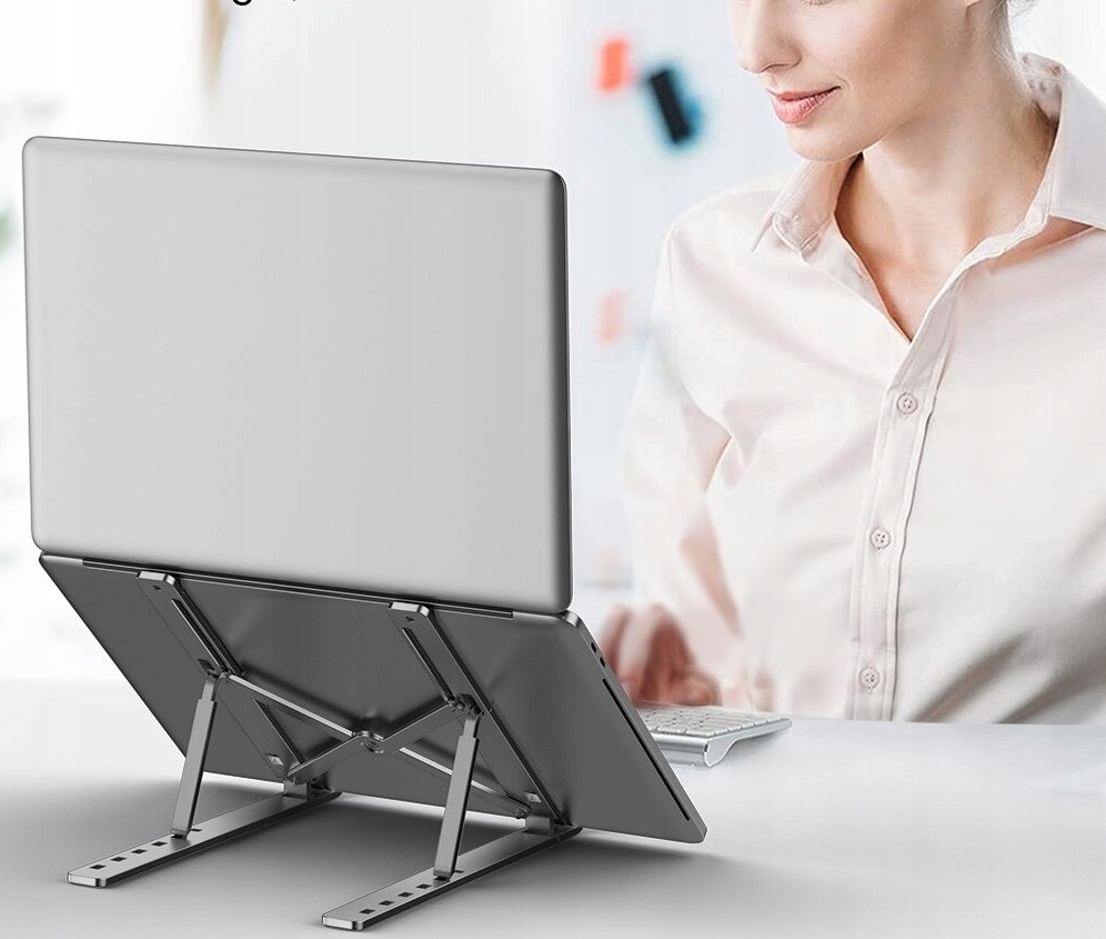 PODSTAWKA STOJAK POD LAPTOP UNIWERSALNA ALUMINIOWA Marka inna