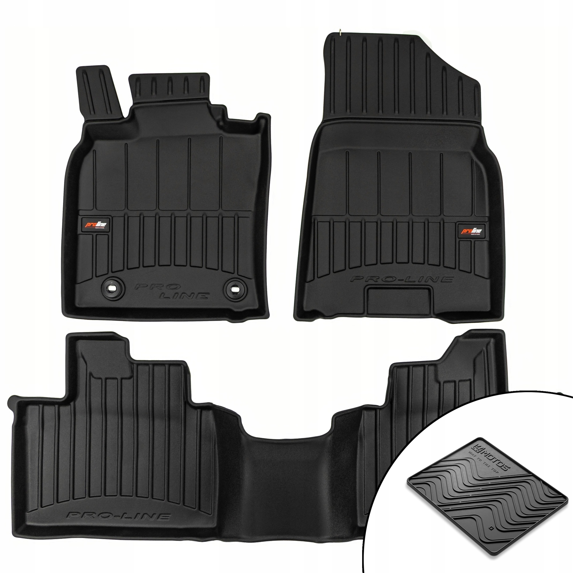 3D gumové rohože pre Toyota Camry VIII od roku 2024 rohož zdarma