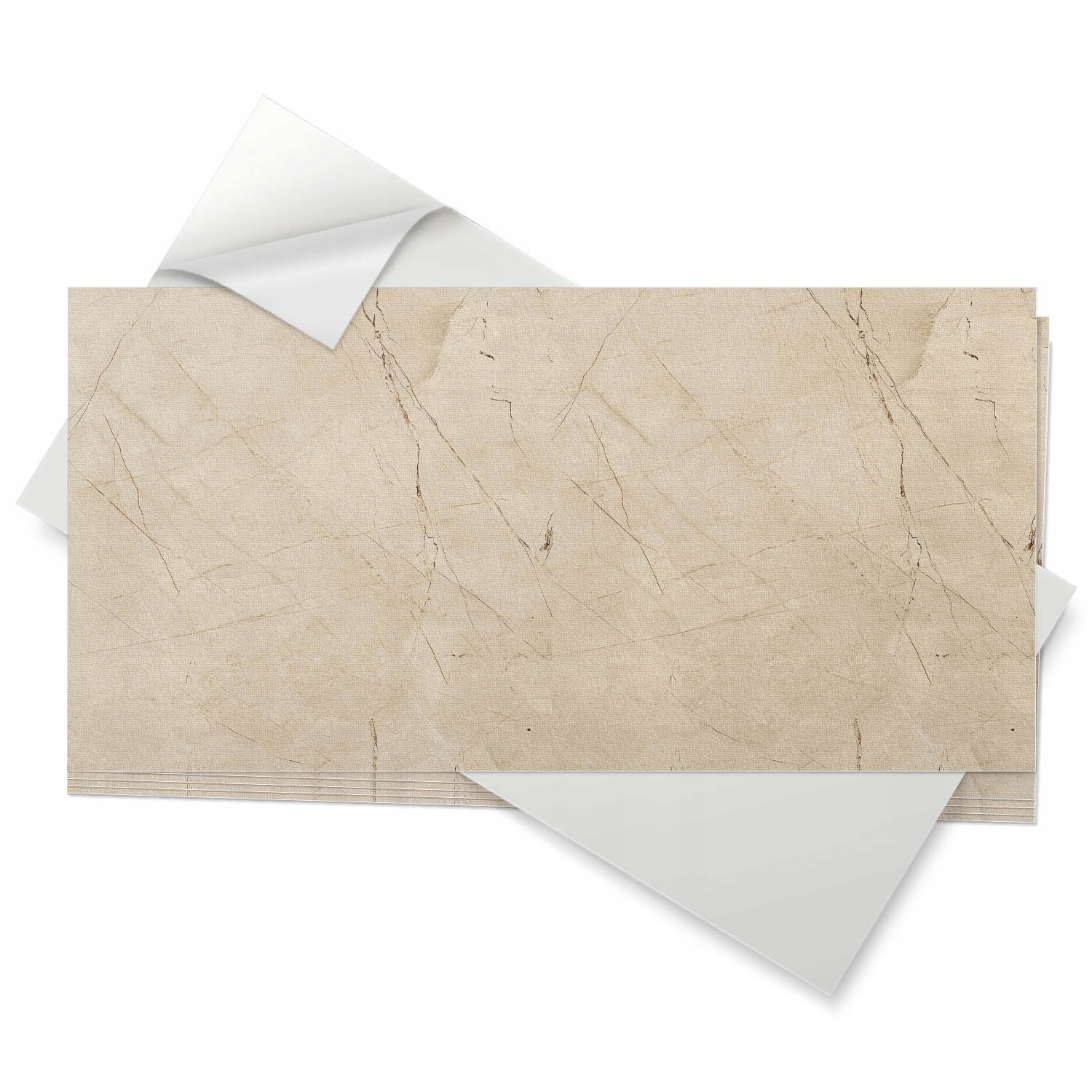 Samolepící nástěnné dlaždice Vinyl 6 ks 60x30 cm Elegantní mramorový vzor