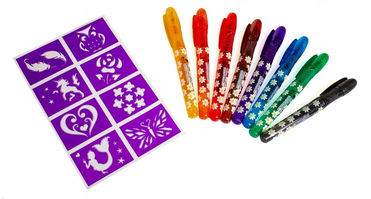 PISAKI ŻELOWE DŁUGOPIS DO ROBIENIA TATUAŻY SZABLON DO TATUAŻU Z SZABLONAMI Bohater Inny