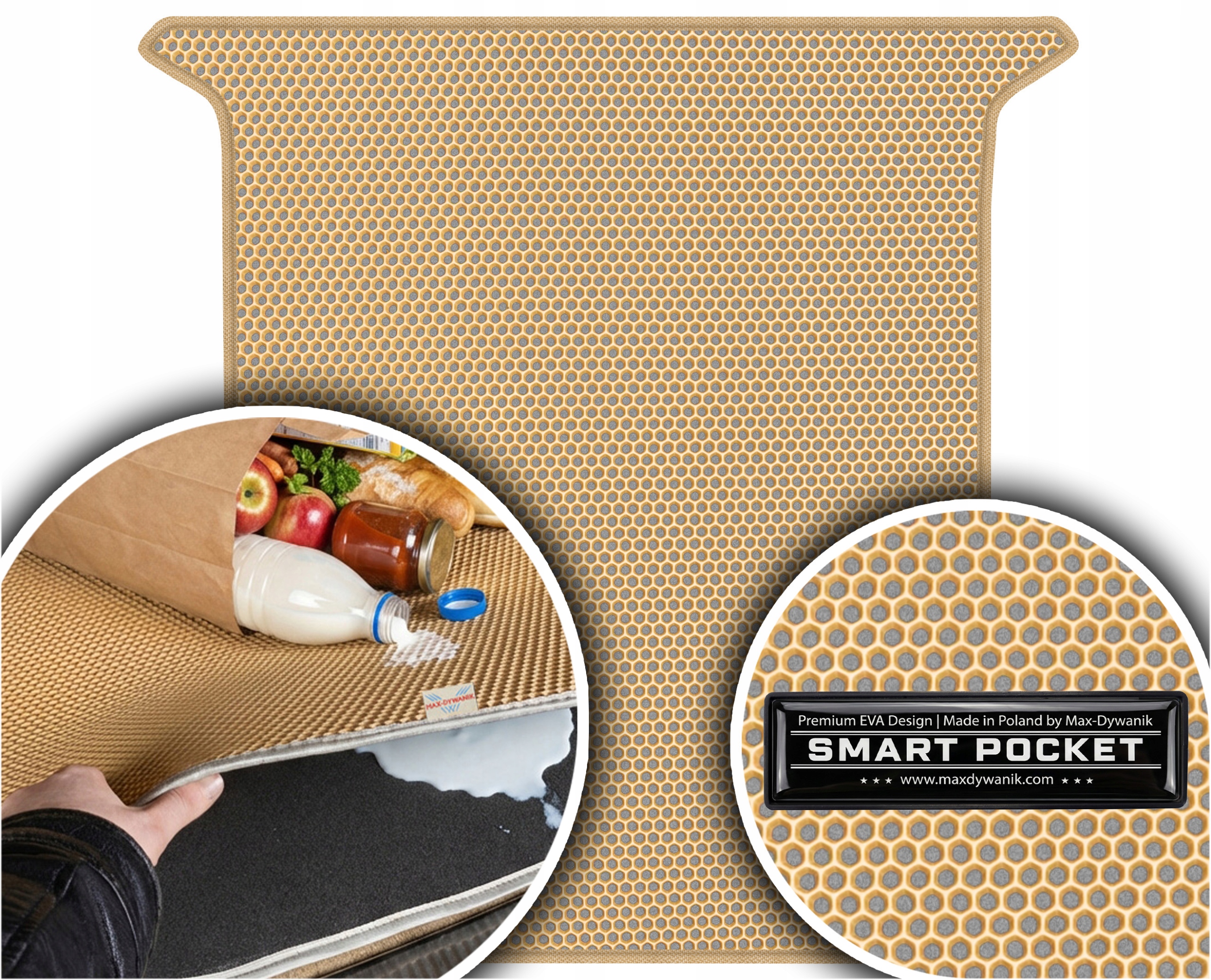 Toyota RAV4 II Suv 5D 2000-2005 Vložka do kufru Eva Smart Pocket Béžová