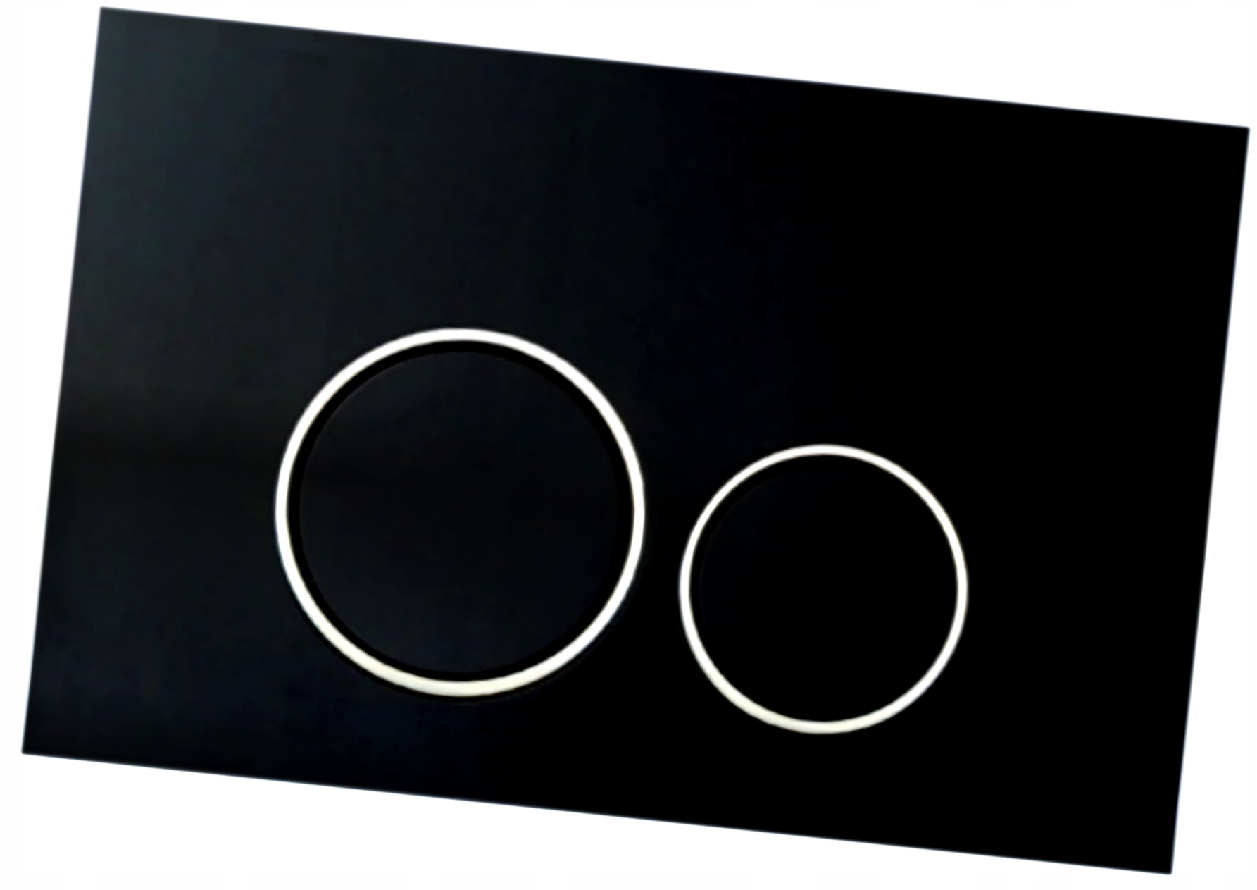 Splachovací tlačítko D černá matná pro Wc Alcaplast Delfin Alcadrain Onnline