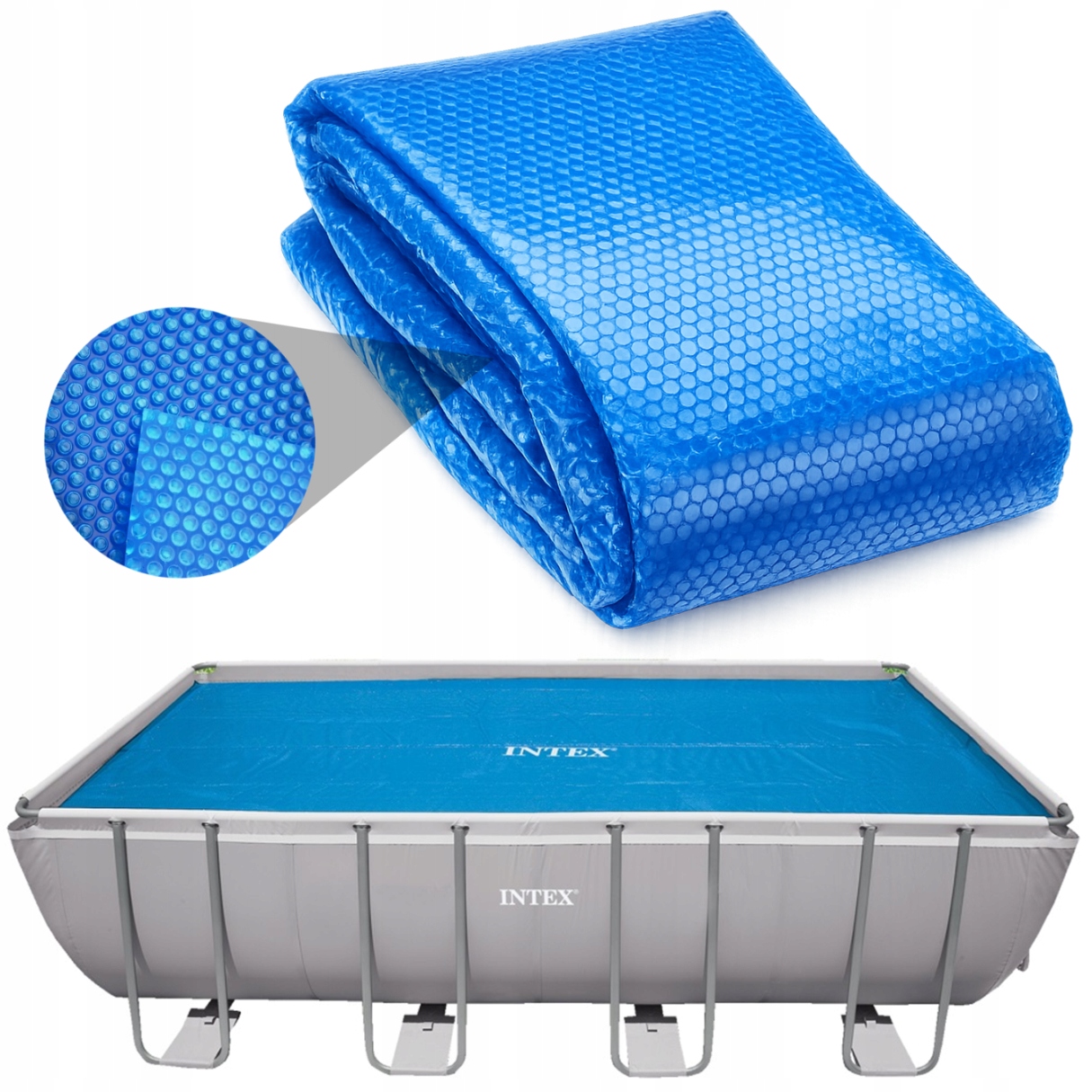 Kryt Na Ohrev Vody Solárna Fólia Je Vhodná Pre Bazén Intex 26792NP