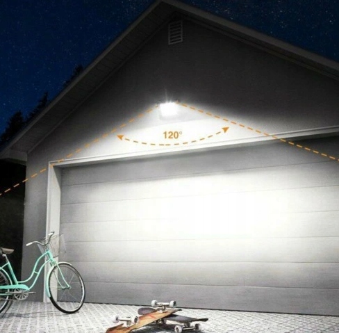 HALOGEN LED 50W MINI NAŚWIETLACZ SLIM CZUJNIK RUCHU Jasność 2800 lm