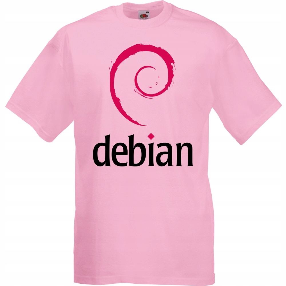 

Koszulka z nadrukiem debian logo It informatyk M