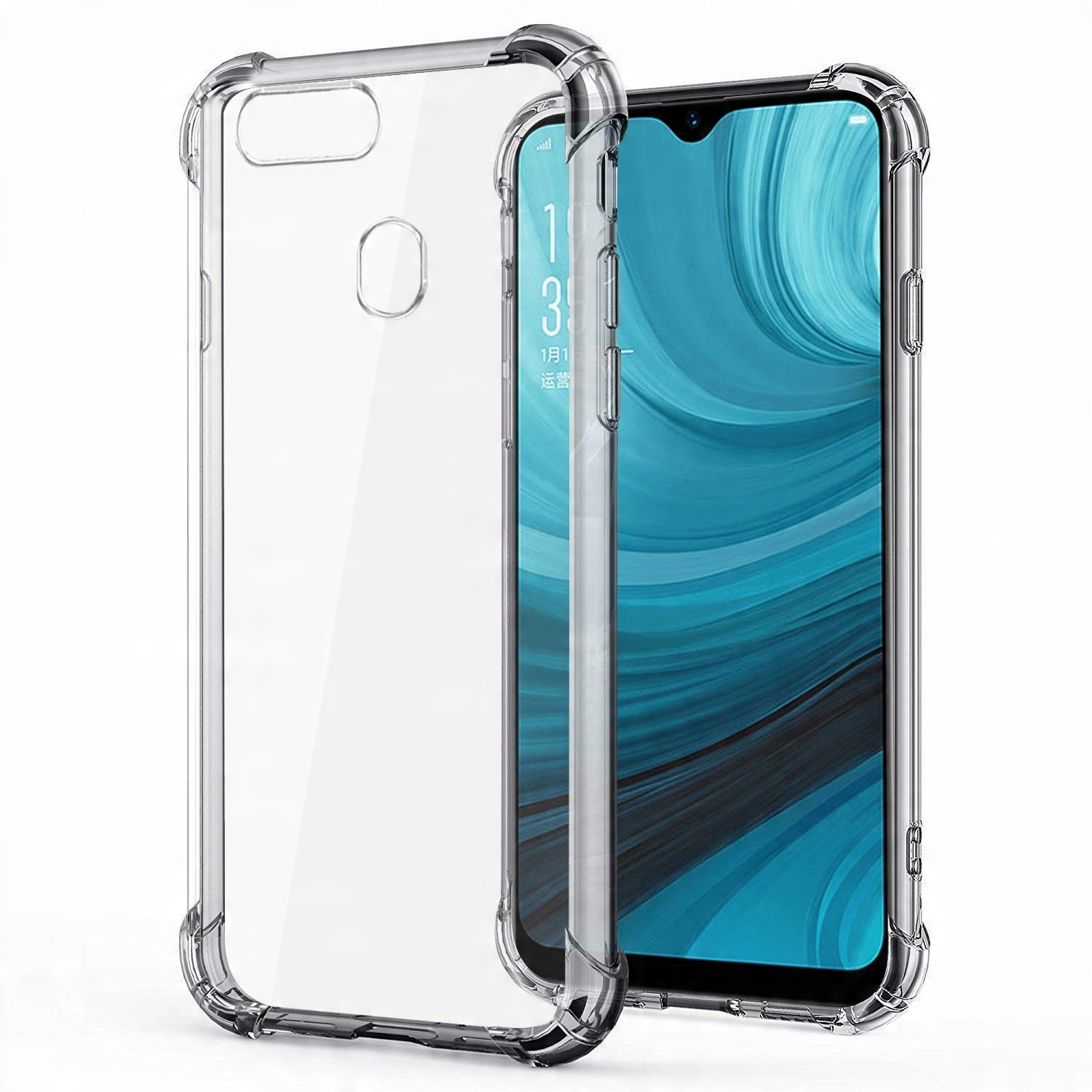 

Etui Pancerne Przezroczyste do Oppo A12