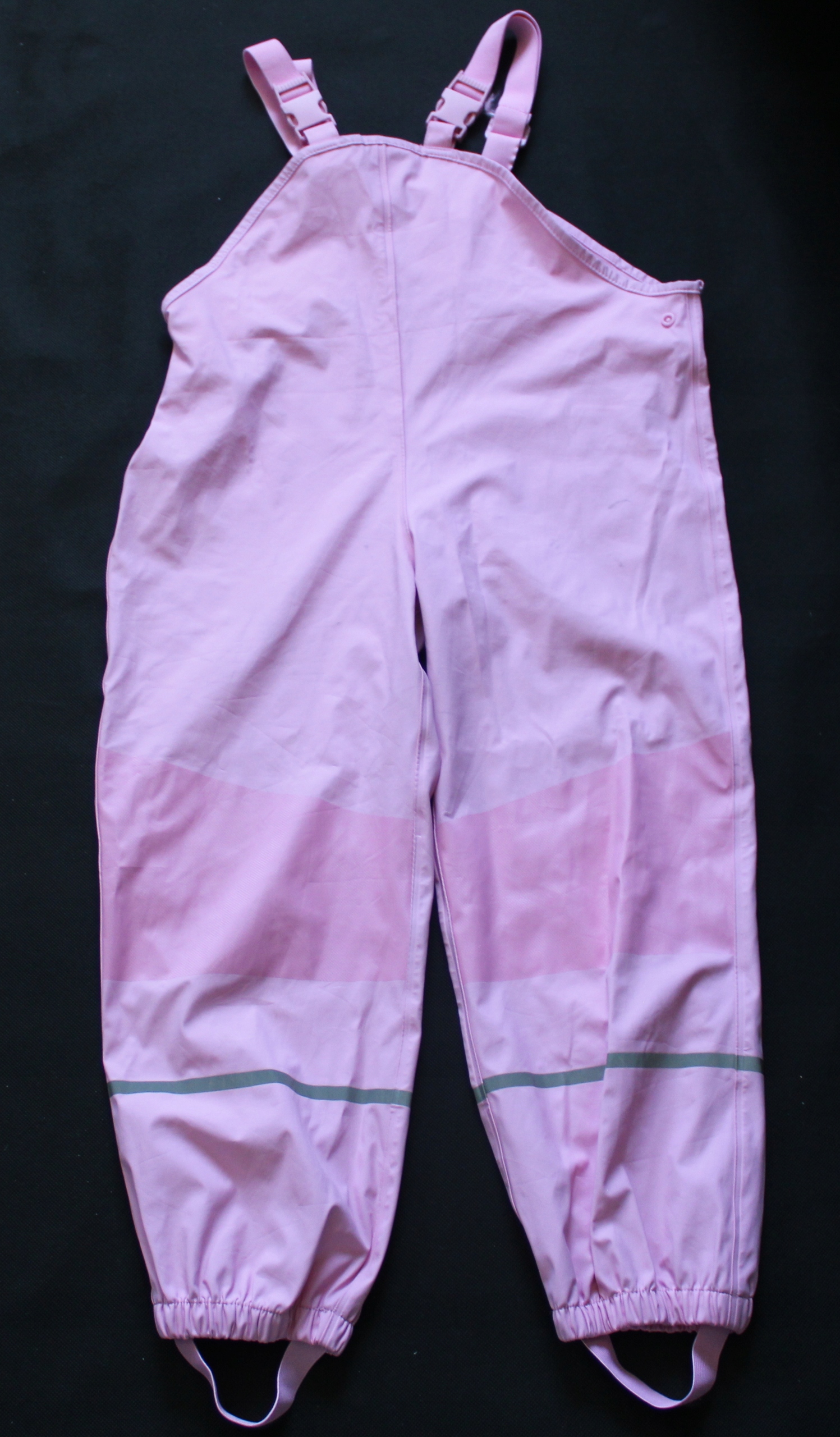 GUMOWANE SPODNIE PRZECIWDESZCZOWE ROZMIAR 122/128