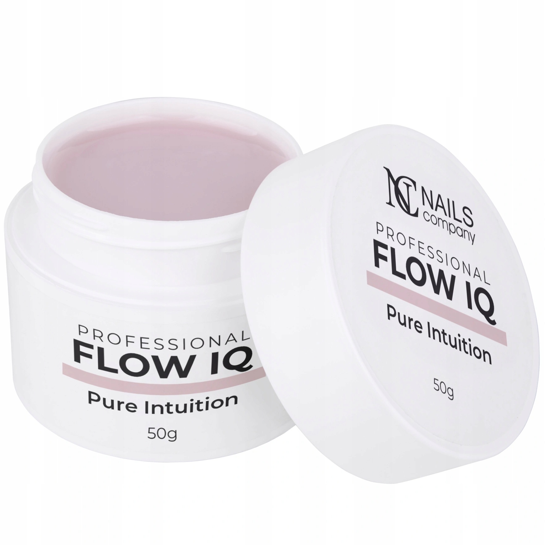 Nails Company Stavební Gel na nehty Flow Iq 50 g Pure Intuition Bílý