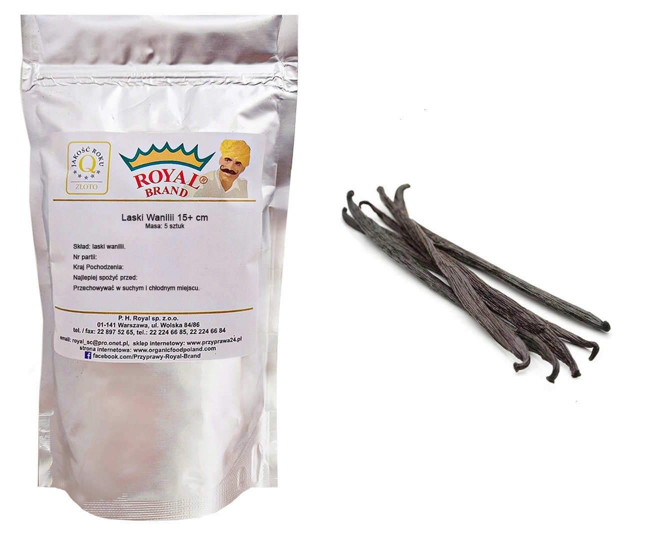 Levně Vanilka Burbon Madadagaskar v tyčinkách 15ks čerstvá dlouhá 15 cm+