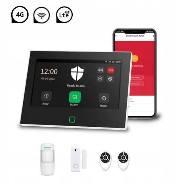 Najskuteczniejszy Bezprzewodowy Alarm AlarmZone GSM Wi-Fi Tuya Smart 4G LTE