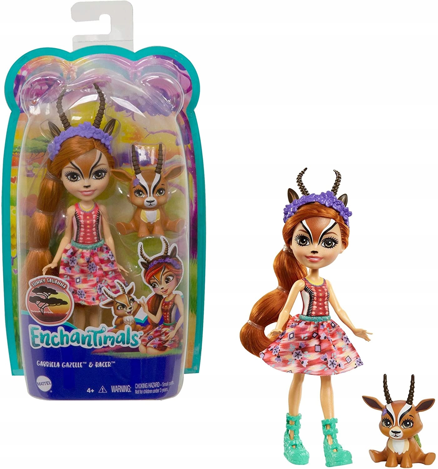 

Enchantimals Lalka Gabriela Gazelle i Racer