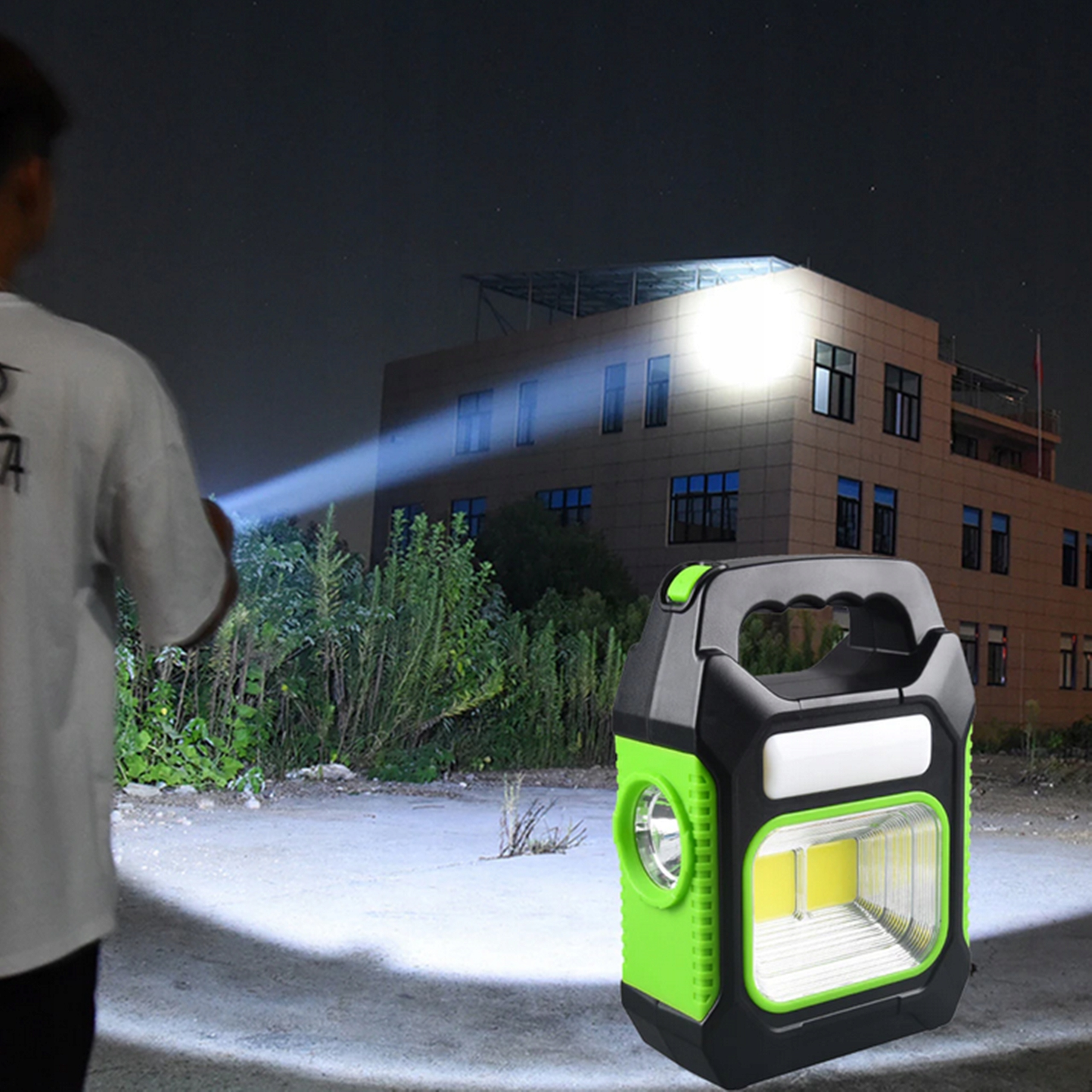 HALOGEN LED PRZENOŚNY Z AKUMULATOREM MAŁA WARSZTATOWA LAMPA Z ŁADOWARKĄ USB Barwa światła biały zimny