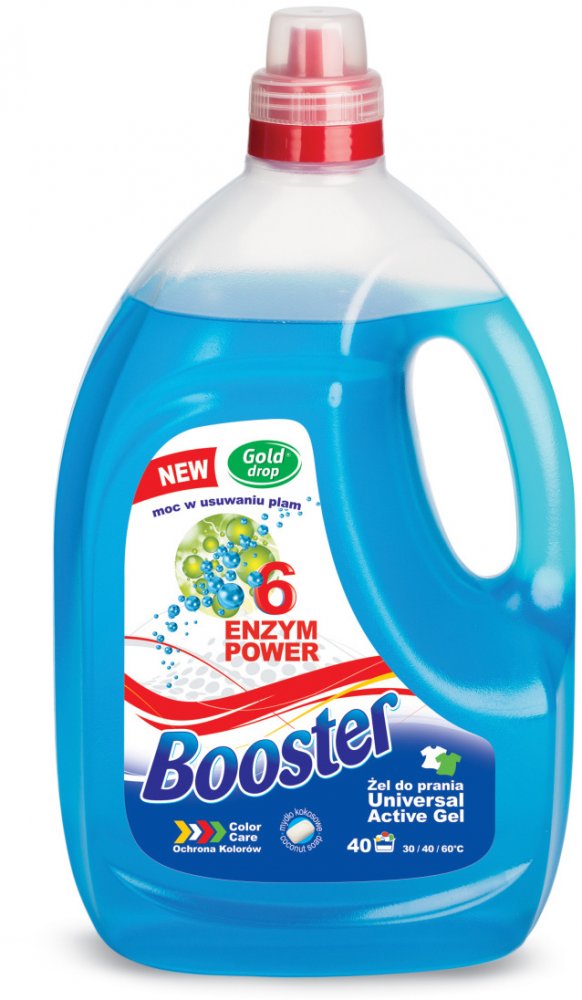 

Booster 3L Żel Do Prania Uniwersalny 40 Prań